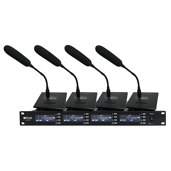 Factory wholesale Double Sides Digital Signage - WS-4300 Series 4 channels Wireless Conference System – Q&S