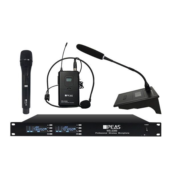 China Gold Supplier for Speaker With Blue Tooth - WS-2300 Series 2 Channels Wireless Microphone Systems – Q&S